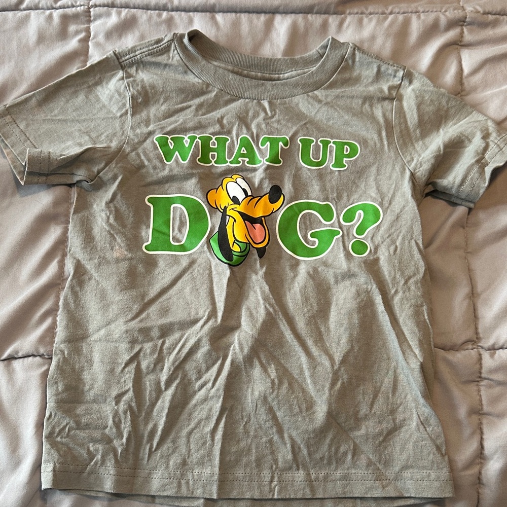 NWOT Goofy Gray Graphic T-Shirt